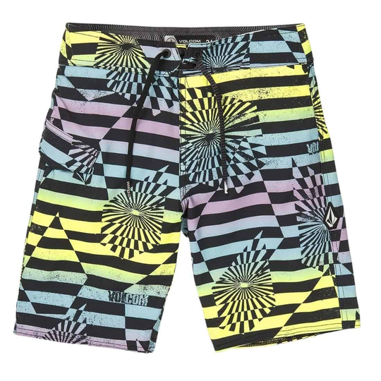 Volcom Boys Mod Stone Stripe Boardshorts - Antigua Sand