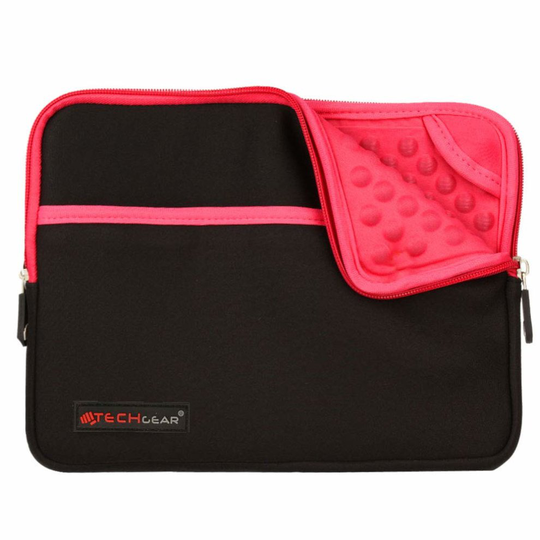 TECHGEAR [SENTINEL PRO Sleeve (8)] - Slim Neoprene Zipped Protective Sleeve Case Cover with Anti-Shock Bubble Interior fits Apple iPad Mini 4, 3,...