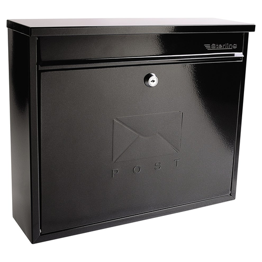 Sterling MB02BK Elegance Post Box - Black