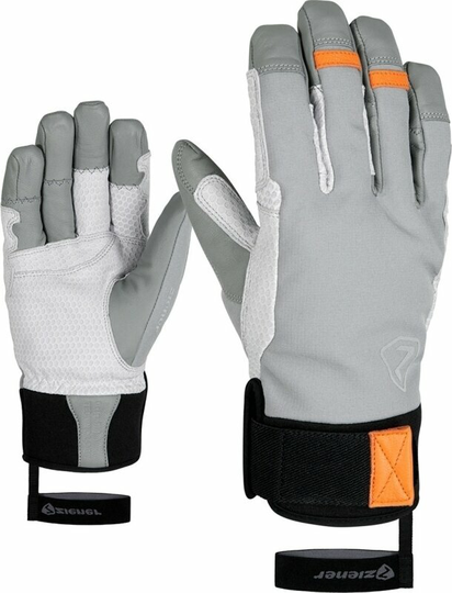 Ziener Gaminus AS PR Dusty Grey/New Orange 9