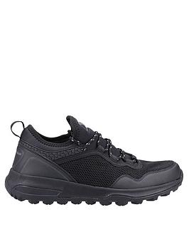 Hush Puppies Marlen Active Trainer - Black, Black, Size 6, Men