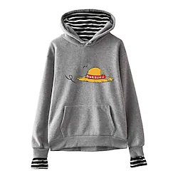 Inspired by One Piece Monkey D. Luffy Hoodie Anime Cartoon Anime Front Pocket Graphic Hoodie For Men's Women's Unisex Adults' Hot Stamping 100% Polyester Casual Daily Lightinthebox