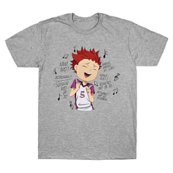 Inspired by Haikyuu Cosplay Cartoon Manga Back To School Print Harajuku Graphic Kawaii T-shirt For Men's Women's Adults' Hot Stamping Polyester / Cotton Blend Lightinthebox