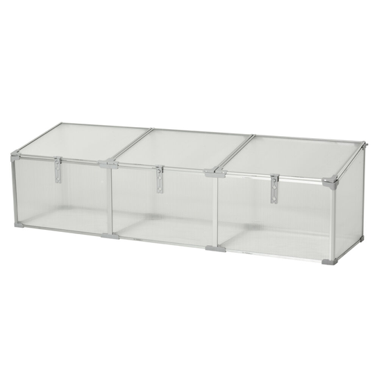 Outsunny Small Greenhouse Planter Box | Portable Greenhouse