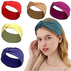 HeadBand Sports Chinlon Spandex Lycra Yoga Fitness Gym Workout Portable Stretchy Durable Breathable Quick Dry For Women Head Lightinthebox