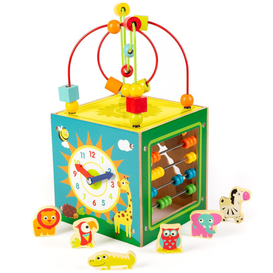 boppi Large Wooden Activity Play Box
