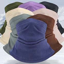 Men's Women's Cycling Face Mask Cover Neck Gaiter Neck Tube Winter Outdoor Thermal Warm Windproof Breathable Quick Dry Neck Gaiter Neck Tube Blue Purple Pink for Hunting Ski / Snowboard Fishing Lightinthebox