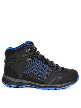 Regatta Samaris Ii Mid Waterproof Walking Boots - Grey/Blue