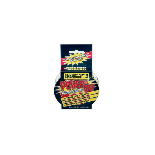 Everbuild Mammoth Powerful Grip Double Sided Tape 25mm x 2.5m