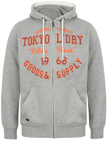 Hoodies / Sweatshirts Harper Brush Back Fleece Zip Through Hoodie In Light Grey Marl - Tokyo Laundry / S - Tokyo Laundry