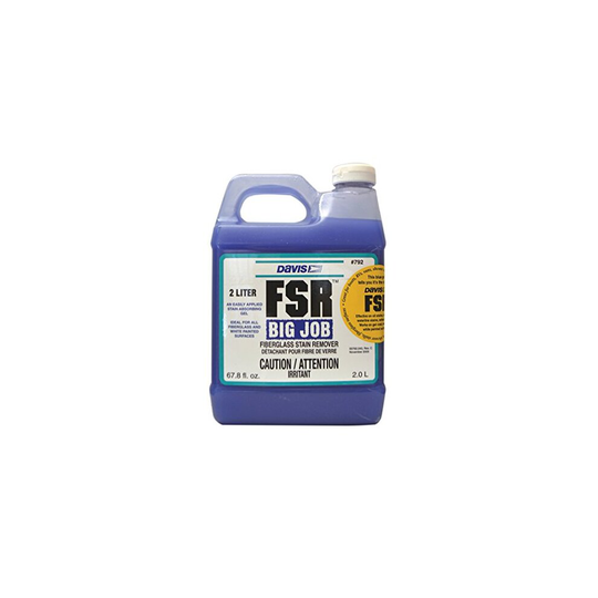 FSR Davis 792 Fiberglass Stain Remover - 2 Liters 64. Fluid_Ounces