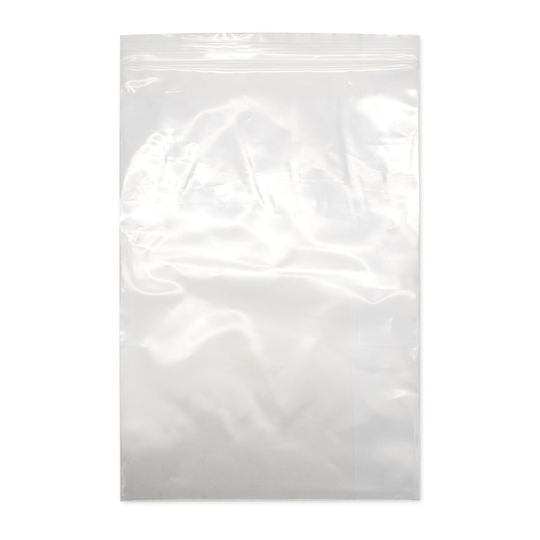 100 x Simply Direct GL30 (178mm x 254mm) Heavy Duty Clear Grip Seal Plastic Poly Press & Seal Bags