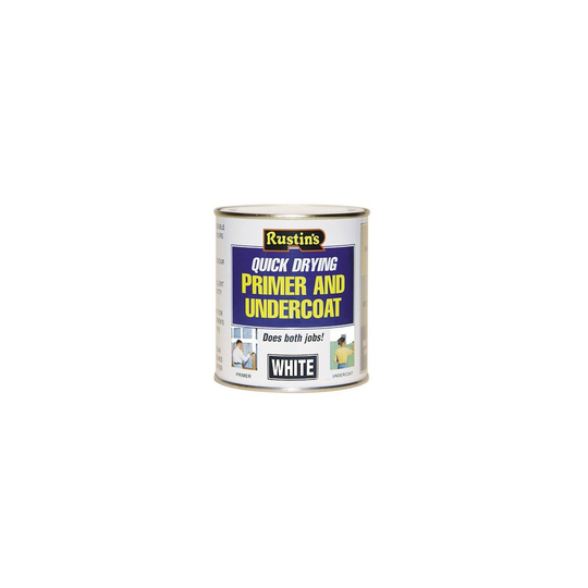 Rustins WHPU500 Quick Dry Primer & Undercoat White 500ml