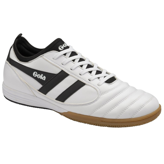 (12 UK, White/Black) Gola Mens Ceptor TX Indoor Court Shoes