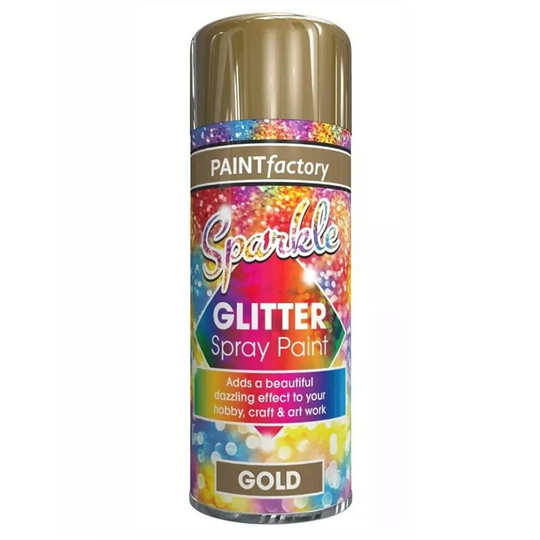 Gold Glitter Spray Paint 200ml
