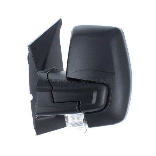 Ford Transit Custom Van 2012-> Electric Black Wing Door Mirror Passenger Side