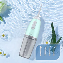 Home Portable Oral Irrigator USB Rechargeable Water Flosser Portable Dental Water Pick 240ML Water Tank Waterproof Teeth Cleaner Lightinthebox