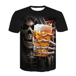 Inspired by Oktoberfest Oktoberfest Beer T-shirt Cartoon Manga Anime Classic Street Style T-shirt For Men's Women's Unisex Adults' 3D Print 100% Polyester Lightinthebox