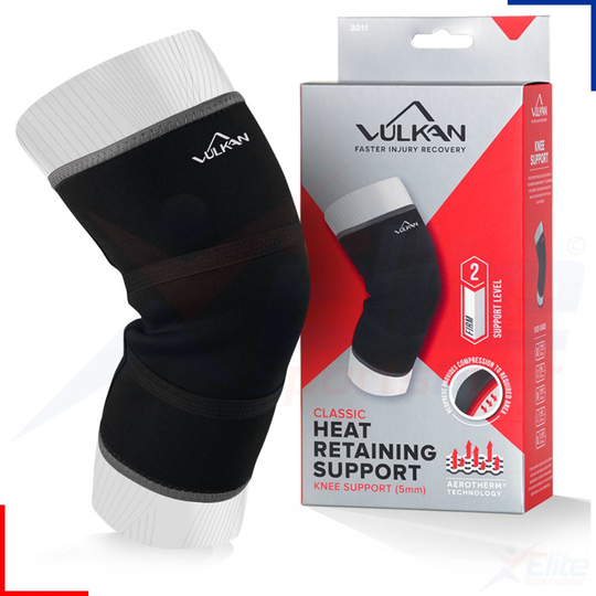 (X Large) VULKAN Knee Support 3mm BLACK