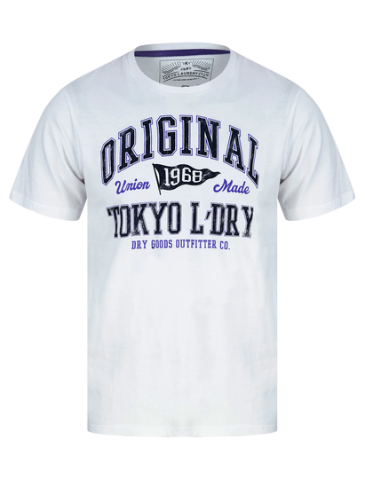 T-Shirts Rockwood Motif Cotton Jersey T-Shirt in Optic White - Tokyo Laundry / S - Tokyo Laundry
