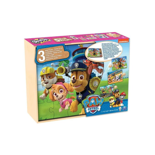 Paw Patrol 3 Wooden Puzzles
