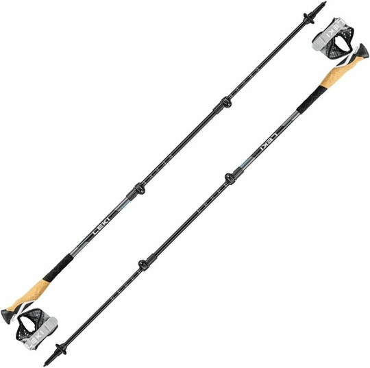 Leki Cross Trail Lite TA Black/White/Light Blue 100 - 135 cm