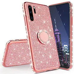 3D Diamond Glitter Bling Soft TPU Cover Phone Case For Huawei P30 Pro Lite P20 Pro Lite Mate 30 Pro Mate 20 Pro Mate 20X Mate 20 Lite Honor 10 Lite With Car Ring Holder Lightinthebox