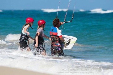 FULL KITE SURFING LESSONS. (Half Day 3hrs)