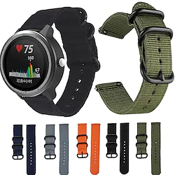 1 pcs Smart Watch Band for TomTom Garmin Fenix 7S / 6S / 5S / 5S Plus Forerunner 55/245/645 Vivoactive 3 Vivomove Sport / 3 / HR 20mm Nylon Smartwatch Strap Breathable Braided Sport Band Lightinthebox