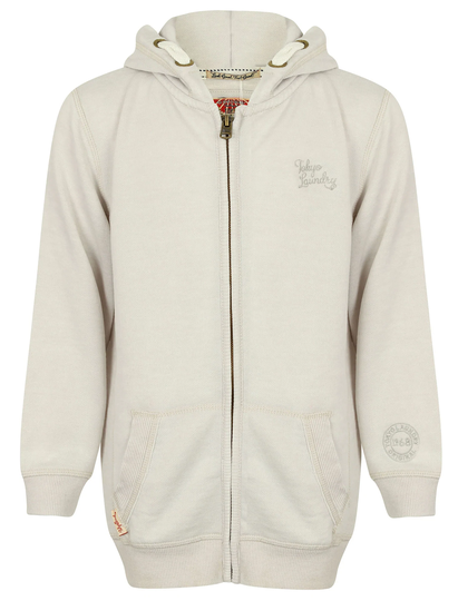 Hoodies / Sweatshirts Boys K-Holden Burnout Zip Through Hoodie In Vapor Grey - Kids / 5-6 Years - Tokyo Laundry