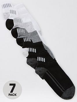 V By Very 7 Pack Of Trainer Liners - Grey