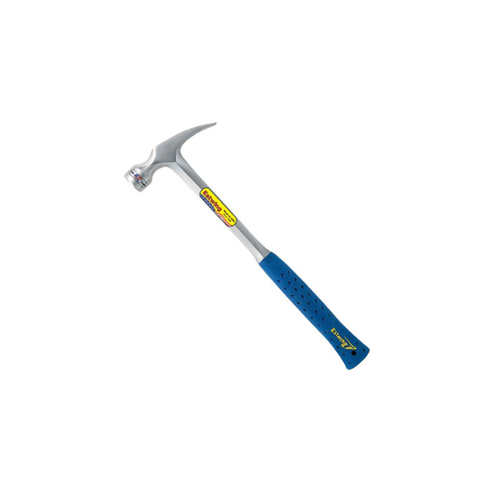Estwing E324S 24oz Straight Claw Framing Hammer Blue Shock Reduction Grip Length 406mm