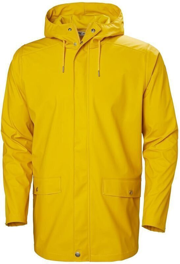 Helly Hansen Outdoor Jacket Moss Rain Coat Essential Yellow L