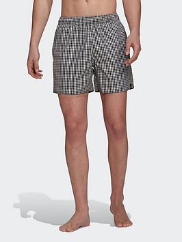 Adidas Check Swim Shorts