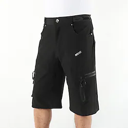Arsuxeo Men's Cycling MTB Shorts Bike Shorts Bike Pants / Trousers Bottoms Loose Fit Mountain Bike MTB Road Bike Cycling Sports Breathable Quick Dry Reflective Strips Stretchy Deep red Blue Polyester Lightinthebox