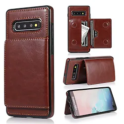 Retro PU Leather Case For Samsung Galaxy S22 Ultra Plus S10 Plus S9 Plus Multi Card Holders Phone Cases For Galaxy Note 10 Plus Note 10 Note 9 Note 8 with Stand Magnetic Wallet Cover Lightinthebox