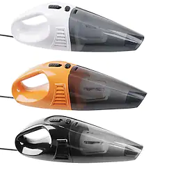 StarFire 1 Pack Portable Car Vacuum Cleaner Wired Rechargeable Household Handheld Automatic Vacuum Cleaner 75W 3200mbar High Suction Power Car Vacuum Cleaner Lightinthebox