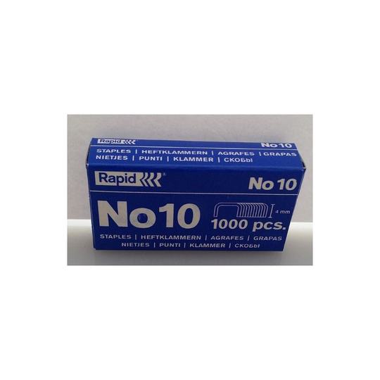 Rapid No. 10 Staples x 1000 Box