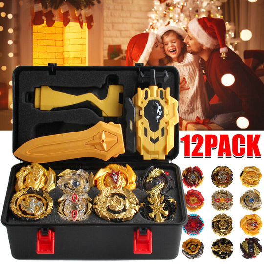 12Pcs bayblade Beyblade Burst Set with Launcher Fight Battle Gift Box
