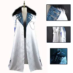 Inspired by Genshin Impact Fatui Harbingers Anime Cosplay Costumes Japanese Cosplay Suits Cloak Scarf For Women's Lightinthebox