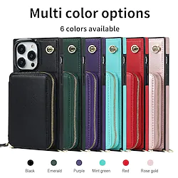 Phone Case For Apple Wallet Card iPhone 14 Pro Max 13 12 11 Pro Max Mini X XR XS 8 7 Plus Bumper Frame Full Body Protective Dustproof Solid Colored TPU PU Leather Lightinthebox