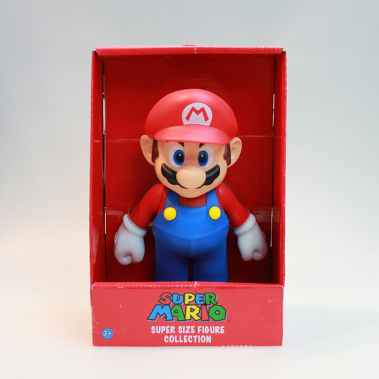 (Red Mario) 9" High quality Super Mario Bros Action Figures Toys Big Size With Retail Box
