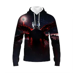 Inspired by Tokyo Ghoul Kaneki Ken Hoodie Cartoon Manga Anime Harajuku Graphic Kawaii Hoodie For Unisex All Couple's Adults' 3D Print 100% Polyester Lightinthebox