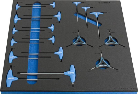 Unior Set of Tools in Tray 1 for 2600B