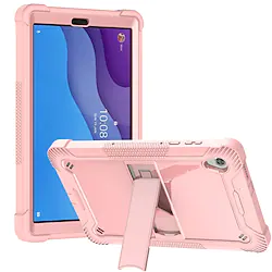 Tablet Case Cover For Lenovo Tab M10 HD M10 FHD Plus Armor Defender Rugged Protective with Stand Full Body Protective Solid Colored PC Silicone Lightinthebox