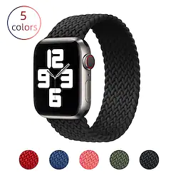 1 pcs Smart Watch Band for Apple iWatch Series 8 7 6 5 4 3 2 1 SE Apple Watch Series7/6/5/4/3/2/1 / SE 38/40/41mm Apple Watch Series7/6/5/4/3/2/1 / SE 42/44/45mm Fabric Nylon Smartwatch Strap Soft Lightinthebox