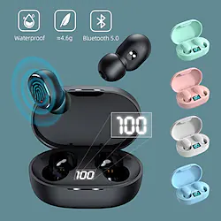 E6S True Wireless Headphones TWS Earbuds In Ear Bluetooth5.0 Stereo Surround sound with Charging Box for Apple Samsung Huawei Xiaomi MI Yoga Fitness Gym Workout Mobile Phone Lightinthebox