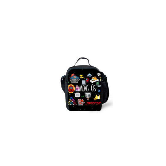 (Lunch bag 2) Among Us insulated insulated lunch bag school outdoor lunch box