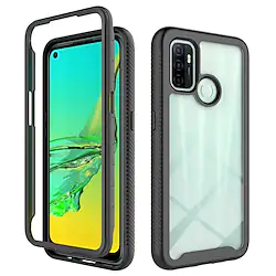 Phone Case with Screen Protector For OPPO Full Body Case OPPO A7 Oppo A72 / A52 / A92 Oppo A8 / A31 OPPO A93 5G Shockproof Dustproof Clear Transparent TPU Lightinthebox