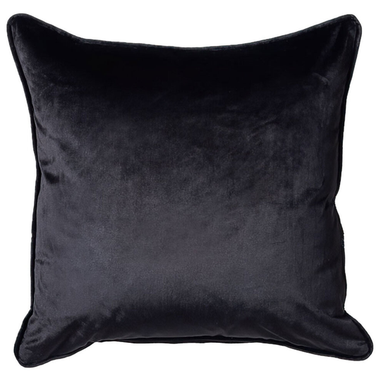 (Navy, 58 x 58 Cm) Scatter Box Bellini Velour Piped Feather Filled Cushion